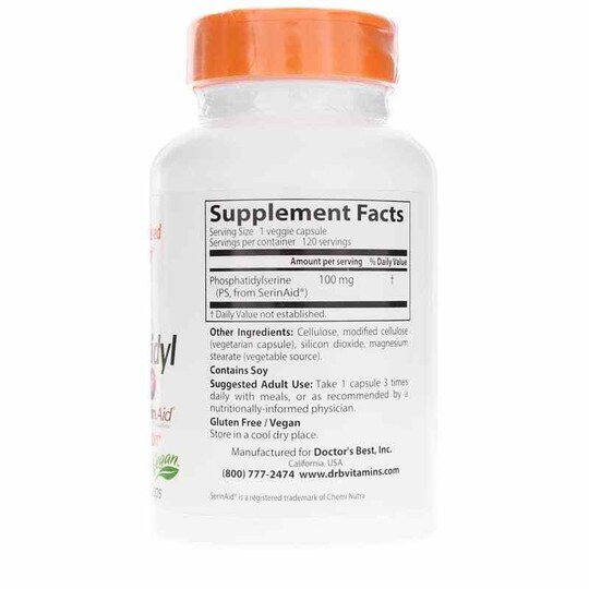 Phosphatidylserine 100 Mg, 120 Veg Capsules, DRB