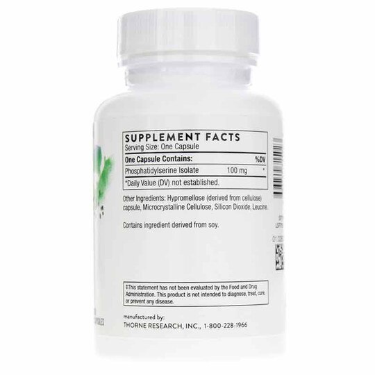 Phosphatidylserine, 60 Veg Capsules, THR