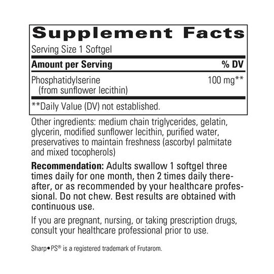 Phosphatidylserine Soy-Free, 60 Softgels, INT