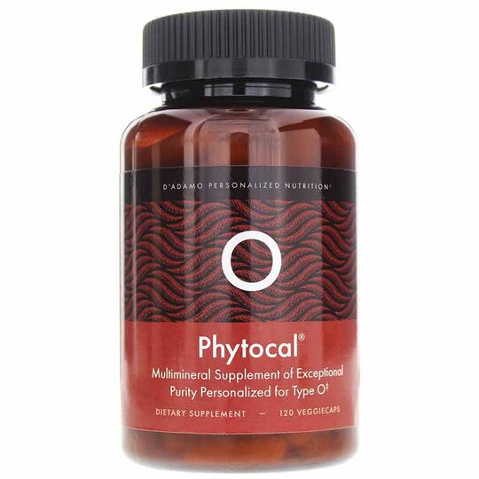 Phytocal Multimineral Type O, 120 Veg Capsules, DAPN