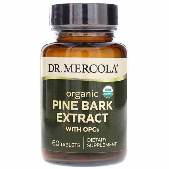 Pine Bark Organic Extract, 60 Tablets, DRM