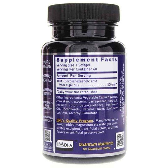Plant DHA, 60 Veg Softgels, QNL