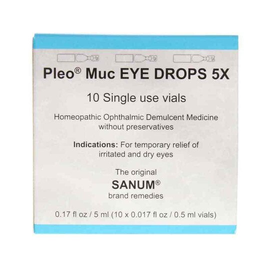 Pleo Muc Eye Drops 5X, 10 Vial(s), SNM