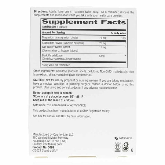 PMS Rescue, 60 Vegan Capsules, CTL