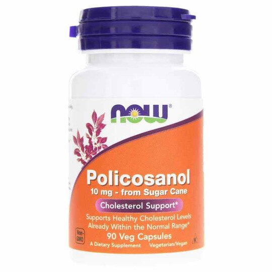 Policosanol 10 Mg, 90 Veg Capsules, NOW