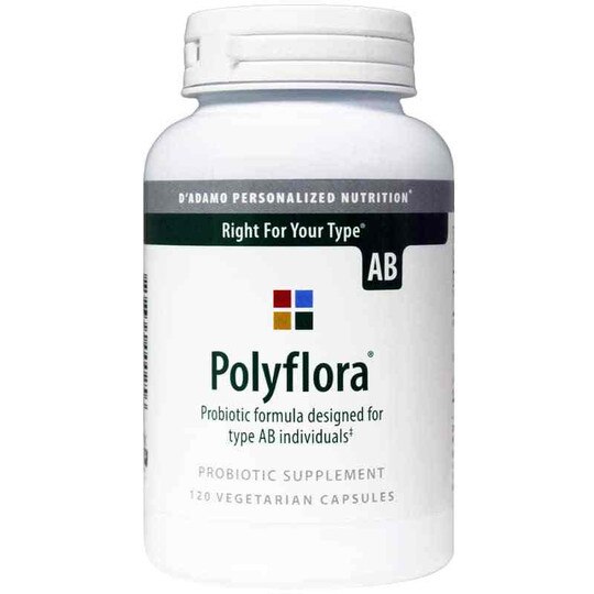 Polyflora Probiotic Type AB, 120 Veg Capsules, DAPN