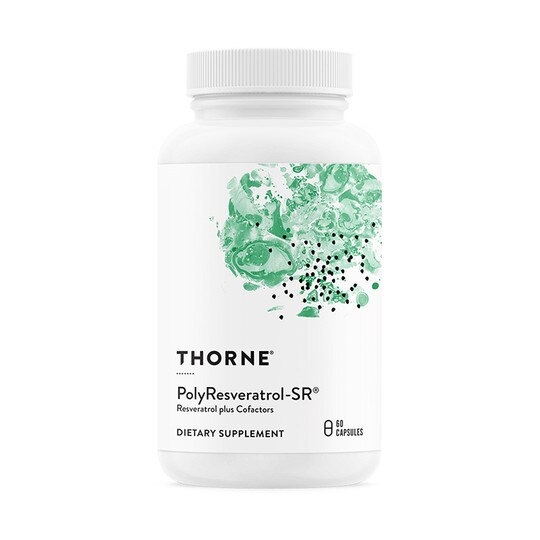 PolyResveratrol-SR® Resveratrol + Cofactors, 60 Veg Caps, THR