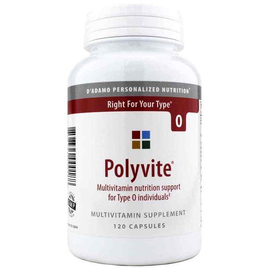 Polyvite Multivitamin Type O, 120 Capsules, DAPN
