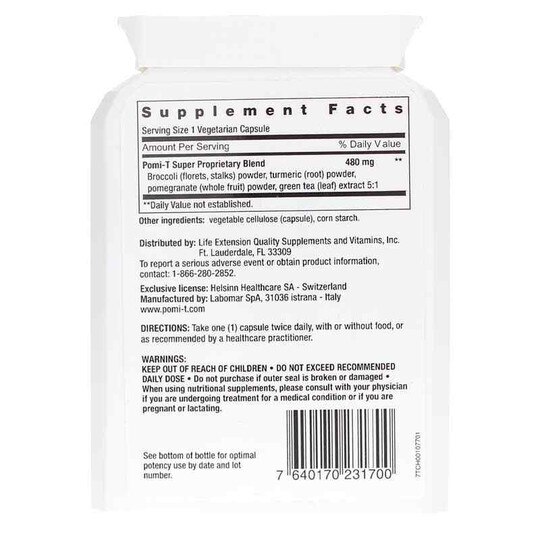 Pomi-T, 60 Veg Capsules, LFE