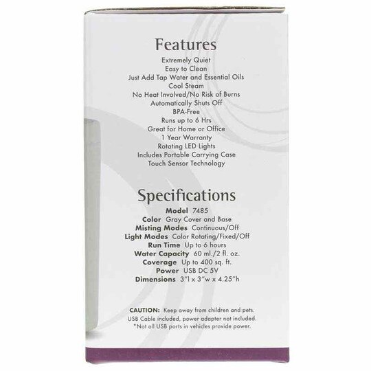 Portable USB Ultrasonic Oil Diffuser, 1 Piece(s), NOW