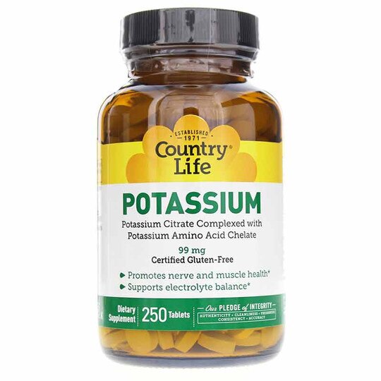Potassium 99 Mg, Country Life