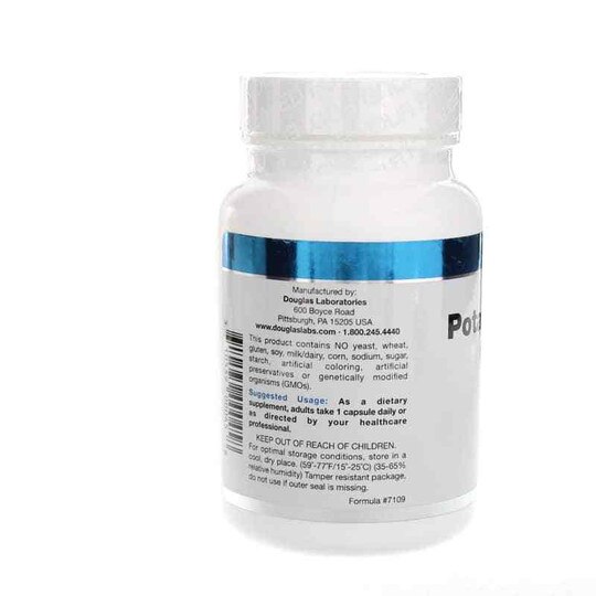 Potassium 99 Mg Chelated, 100 Capsules, DGL
