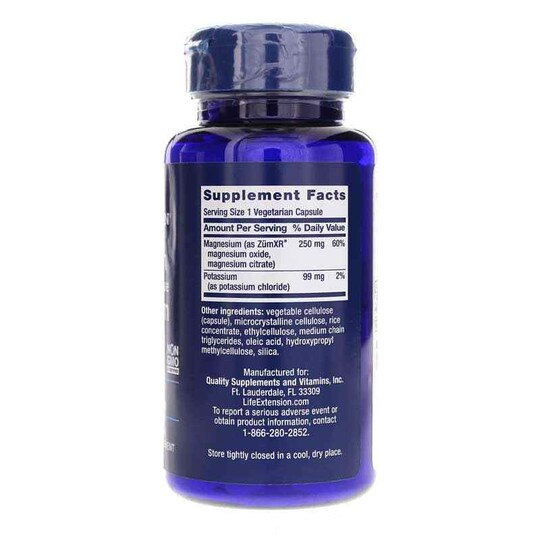 Potassium with Extend-Release Magnesium, 60 Veg Capsules, LFE