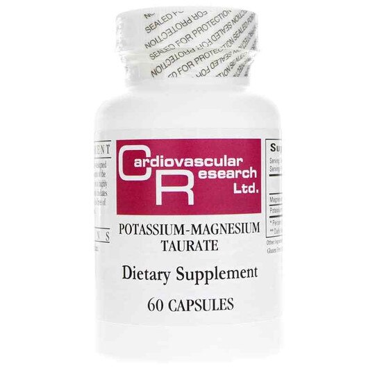 Potassium-Magnesium Taurate, 60 Capsules, CR