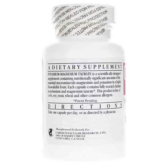 Potassium-Magnesium Taurate, 60 Capsules, CR