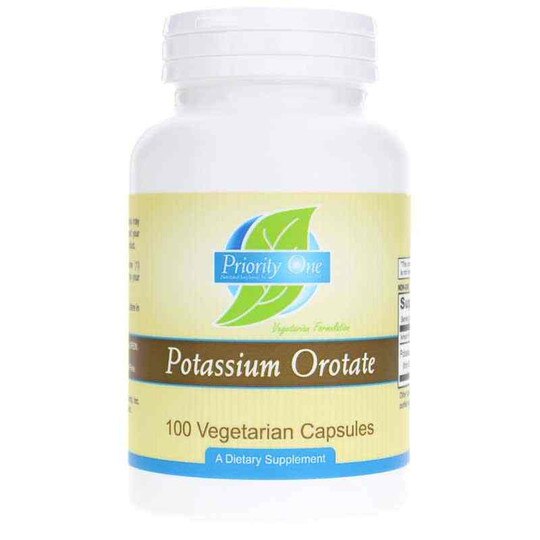 Potassium Orotate, 100 Veg Capsules, PRTO
