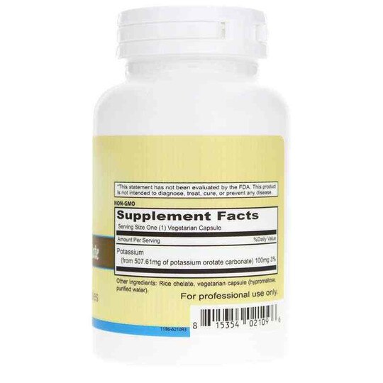 Potassium Orotate, 100 Veg Capsules, PRTO