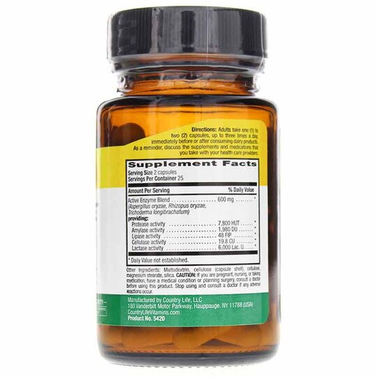 Power Dairy-Zyme Caps, 50 Vegan Capsules, CTL