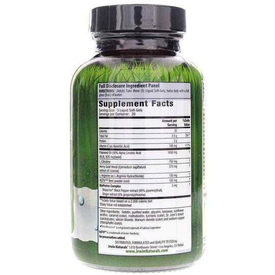 Power-Male Horny Goat Weed, 60 Liquid Softgels, IRN