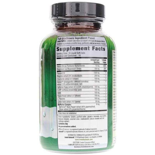 Power to Sleep PM Melatonin-Free, 50 Liquid Softgels, IRN