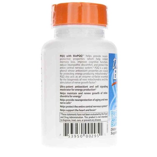 PQQ 20 Mg, 30 Veg Capsules, DRB