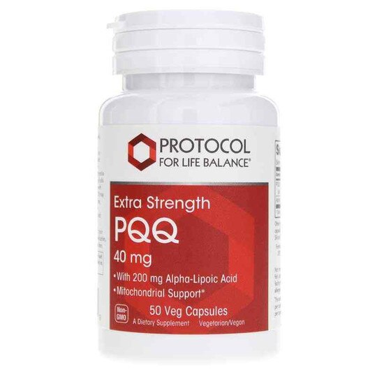 PQQ 40 Mg Extra Strength, 50 Veg Capsules, PFLB