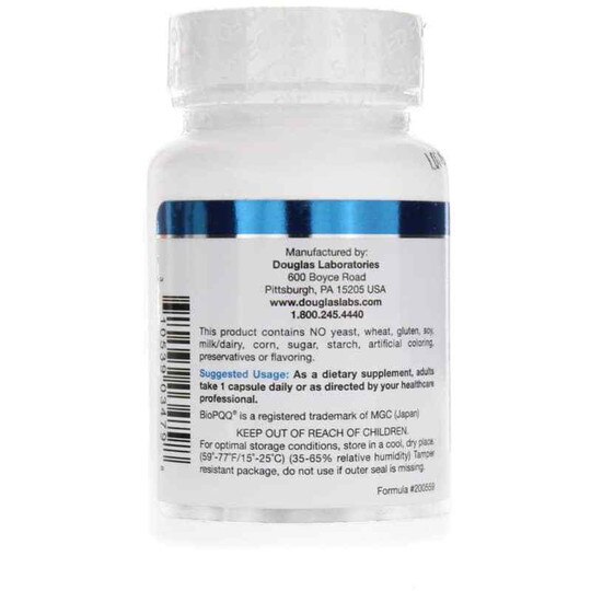 PQQ Plus 20 Mg, 30 Veg Capsules, DGL
