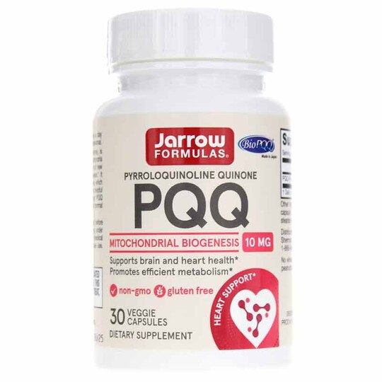 PQQ Pyrroloquinoline quinone 10 Mg, 30 Capsules, JRF