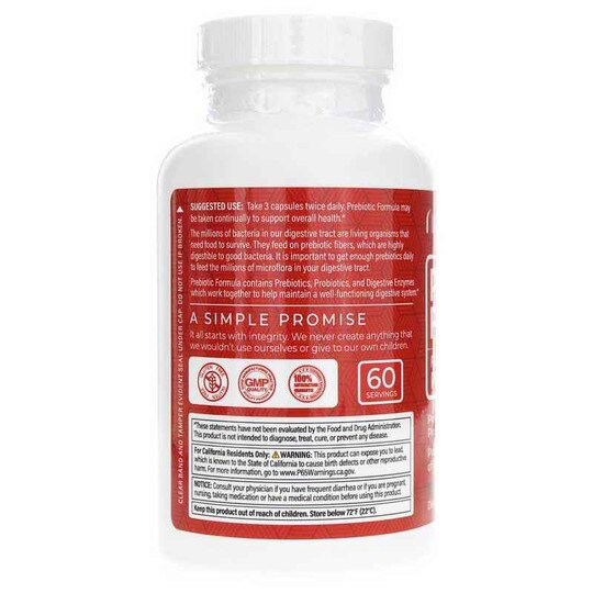 Prebiotic Formula, 180 Capsules, HPI