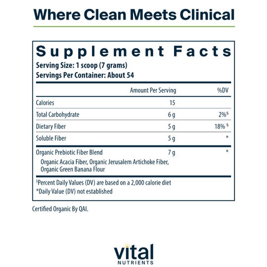 Prebiotic Powder Organic Blend, 13.23 Oz, HBS