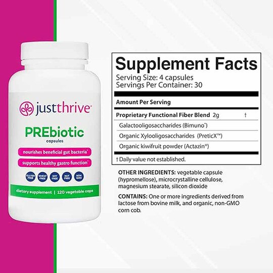 Precision PREbiotic Capsules, 120 Capsules, JTH