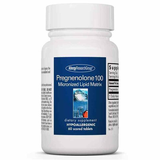 Pregnenolone 100 Mg, 60 Tablets, ARG