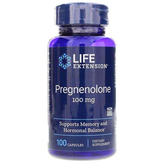 Pregnenolone 100 Mg, 100 Capsules, LFE