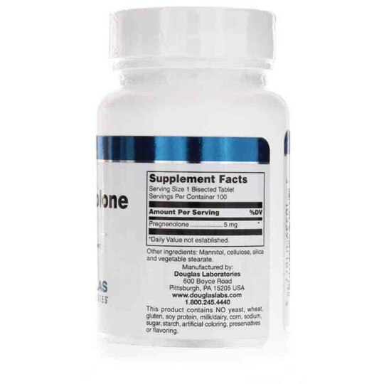 Pregnenolone 5 Mg, 100 Tablets, DGL