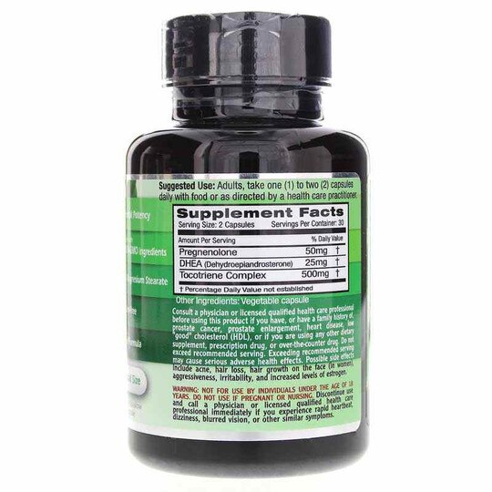 Pregnenolone 50 Mg with DHEA, 60 Veg Capsules, EMD