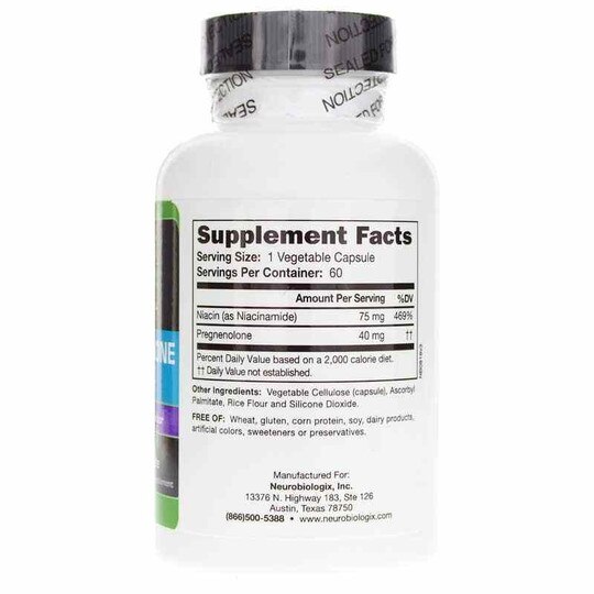 Pregnenolone Plus, 60 Veg Capsules, NBX
