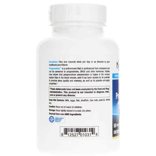Pregnenolone Sleep & Memory Support, 50 Veg Capsules, NUM
