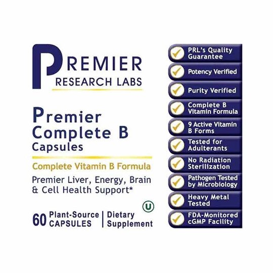 Premier Complete B, 60 Veg Capsules, PRL