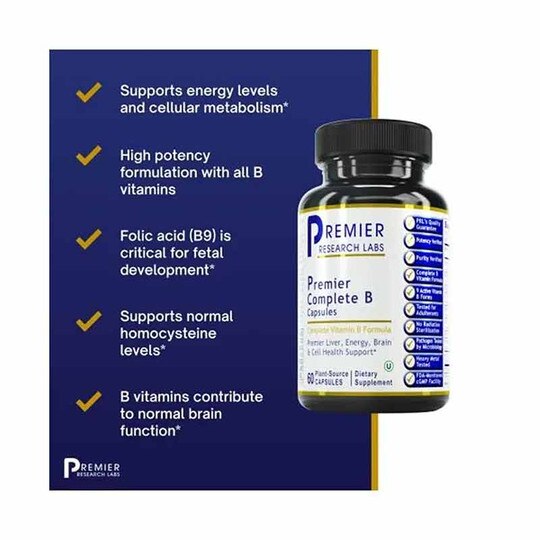Premier Complete B, 60 Veg Capsules, PRL