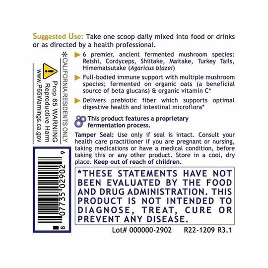 Premier Fermented Mushroom Blend, 7.4 Oz, PRL