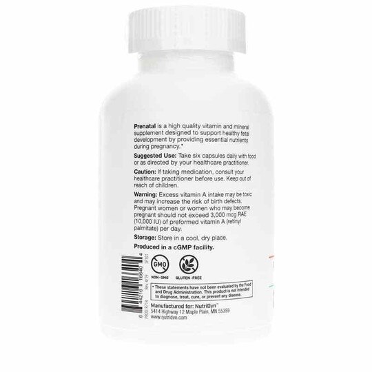 Prenatal, 180 Capsules, ND