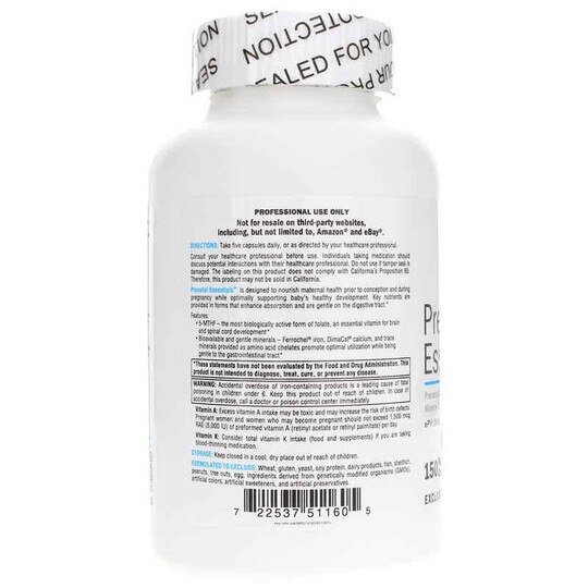 Prenatal Essentials, 150 Veg Capsules, XYM