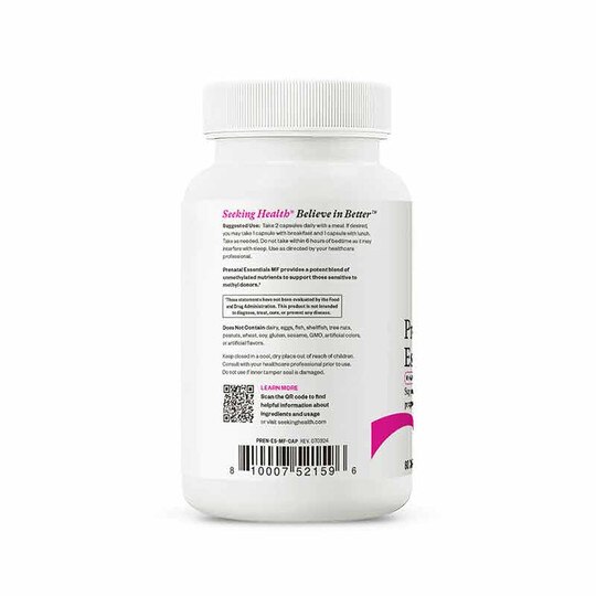 Prenatal Essentials Methyl-Free, 60 Veg Capsules, SKH