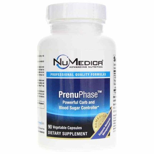 PrenuPhase Powerful Carb & Blood Sugar Controller, 90 Veg Capsules, NUM