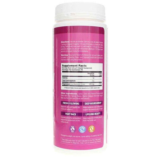 Pretty Magnesium Glowing-Skin Drink, 10.7 Oz, KAL