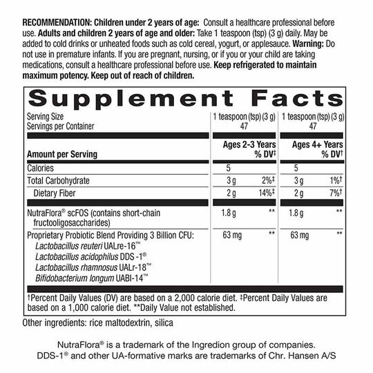 Primadophilus Reuteri Powder, 5 Oz, NWA