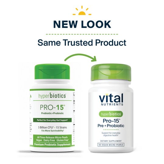 PRO-15 The Perfect Probiotic 5 Billion CFU, 60 Pearls, HBS