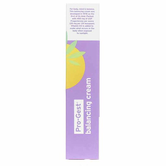 Pro-Gest Balancing Cream with Vitamin D, 4 Oz, EMT