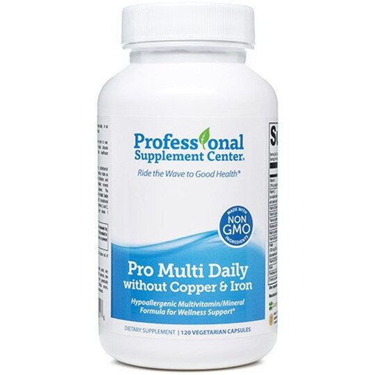 Pro Multi Daily without Copper & Iron, 120 Veg Capsules, PSC