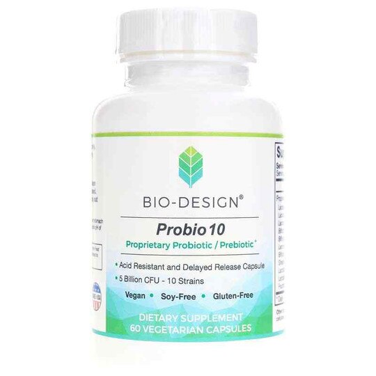 Probio-10 Probiotic Blend 5 Billion CFU, 60 Veg Capsules, BD